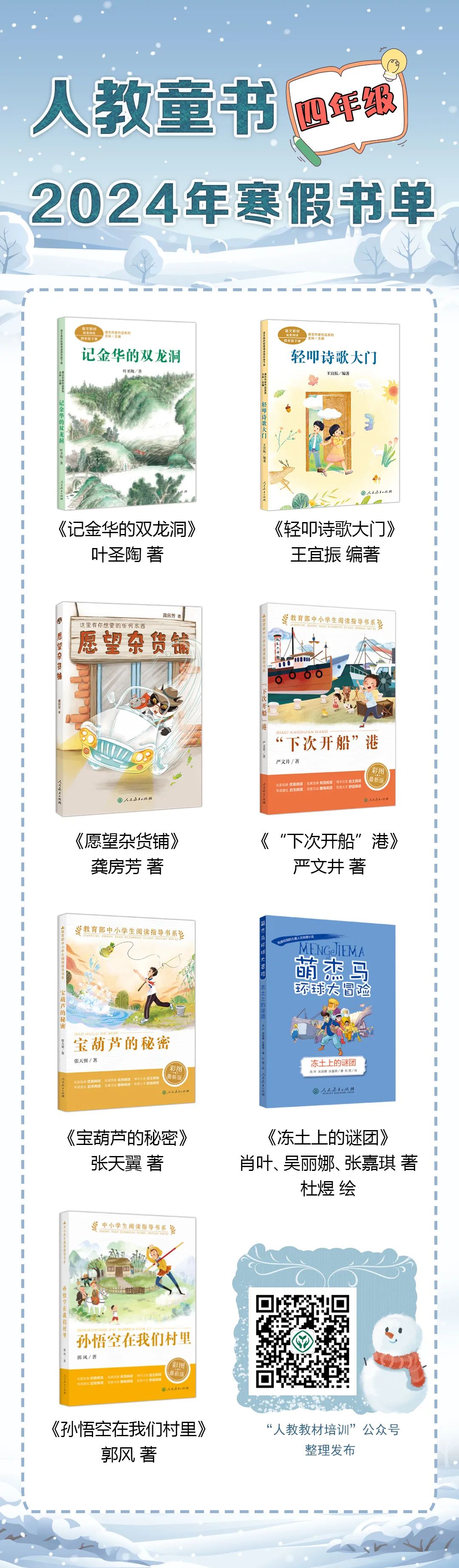 【已一鍵打包】小學(xué)至初中人教推薦書單